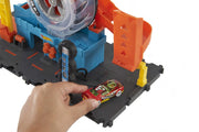 Hot Wheels City Super Twist Tire Shop Playset