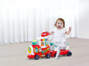 Hola 4-in-1 Push Walker & Ride-on Learning Train