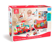 Hola 4-in-1 Push Walker & Ride-on Learning Train