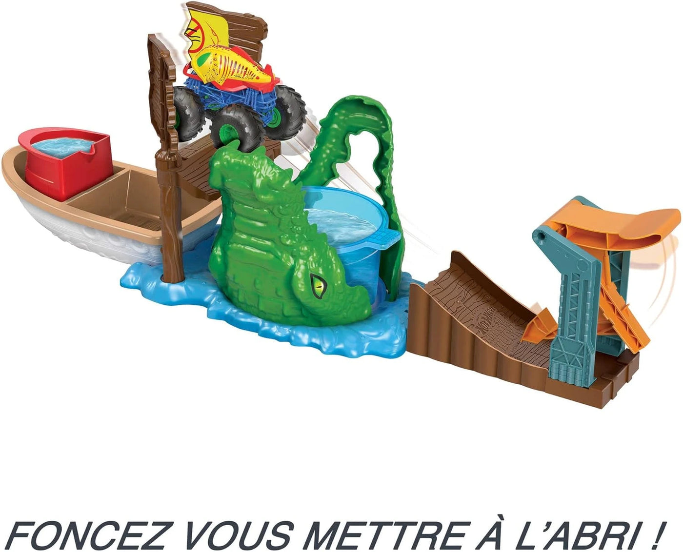 Hot Wheels Monster Trucks Color Shifters Playset