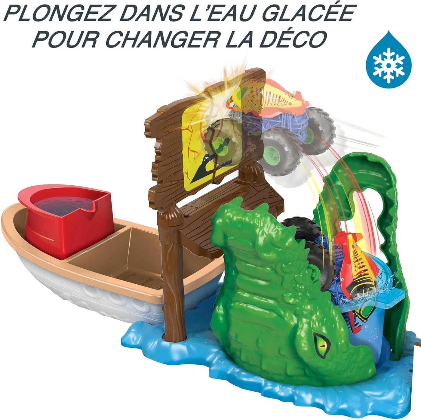 Hot Wheels Monster Trucks Color Shifters Playset