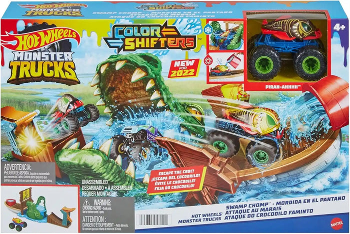 Hot Wheels Monster Trucks Color Shifters Playset