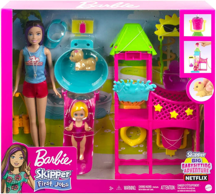 Barbie Skipper First Jobs Water Park Playset
