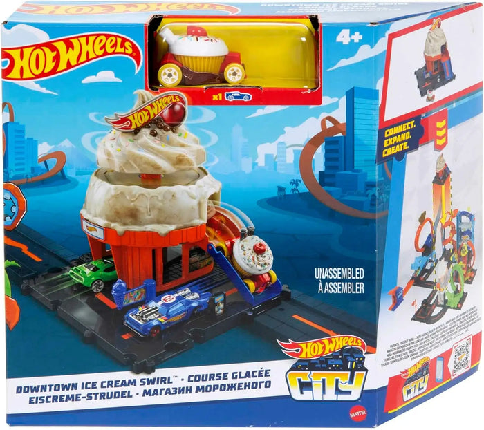 Hot Wheels Ice Cream Swirl Track Set