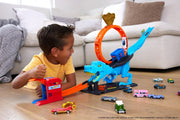 Hot Wheels City Track Set with T-Rex Loop Stunt Playset