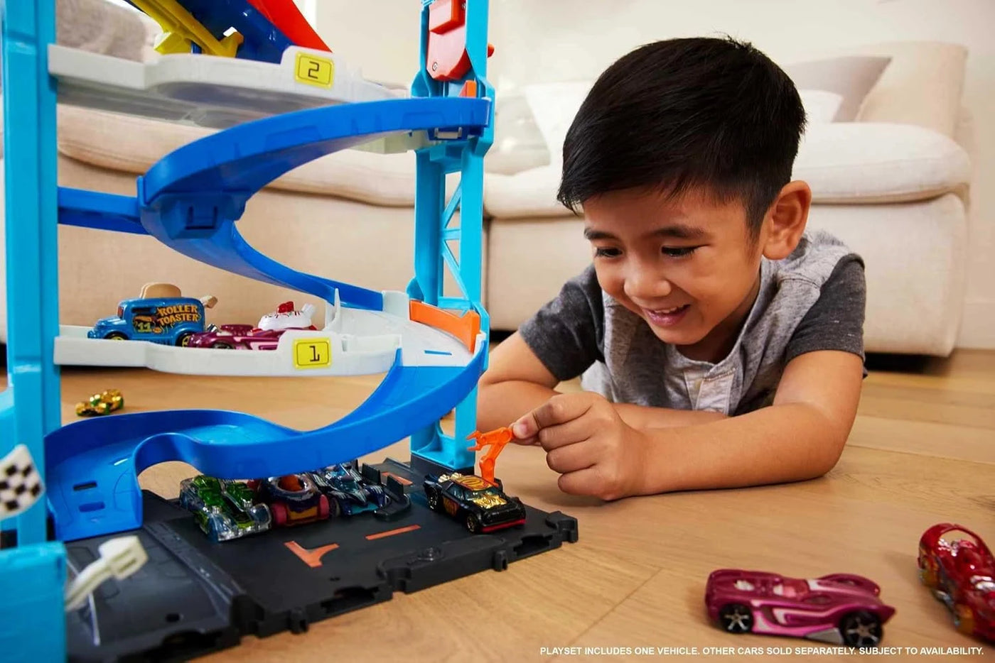 Hot Wheels Transforming Race Tower Track Set