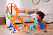 Hot Wheels Figure-8 Jump Track Set with Vehicle