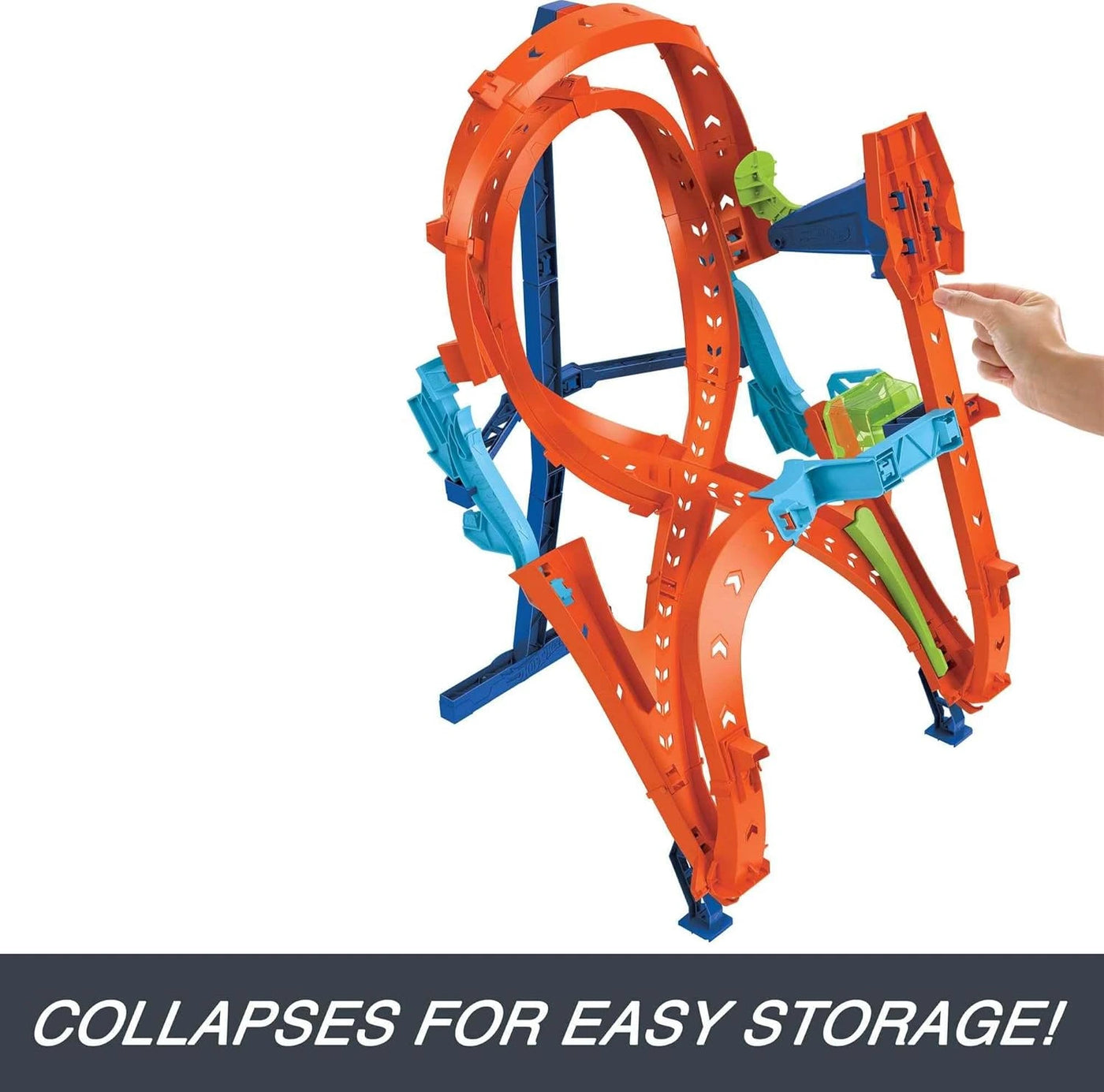 Hot Wheels Figure-8 Jump Track Set with Vehicle