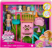Barbie & Stacie Puppy Obstacle Course Playset with Doll