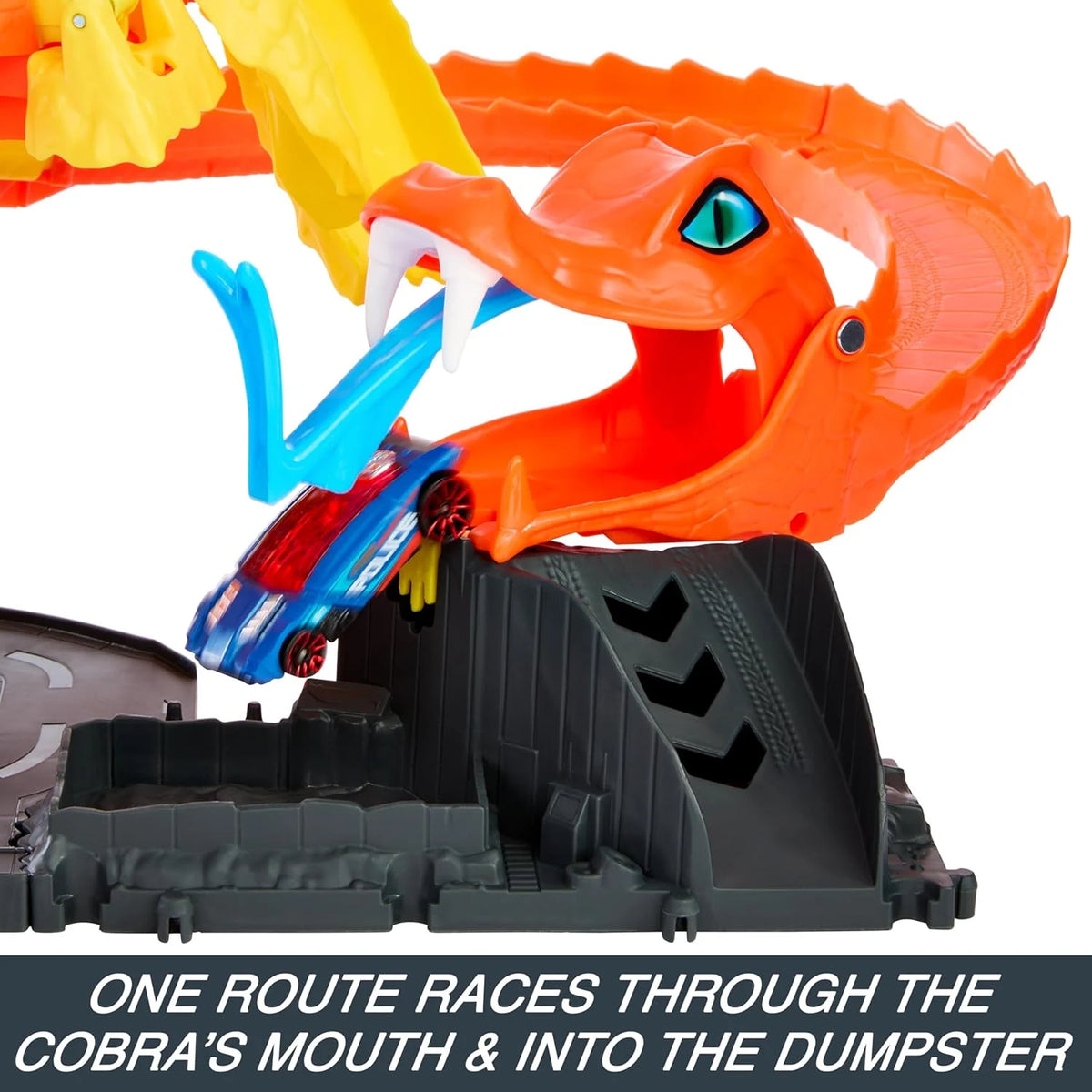 Hot Wheels City Pizza Slam Cobra Attack Track Set