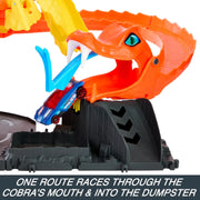 Hot Wheels City Pizza Slam Cobra Attack Track Set