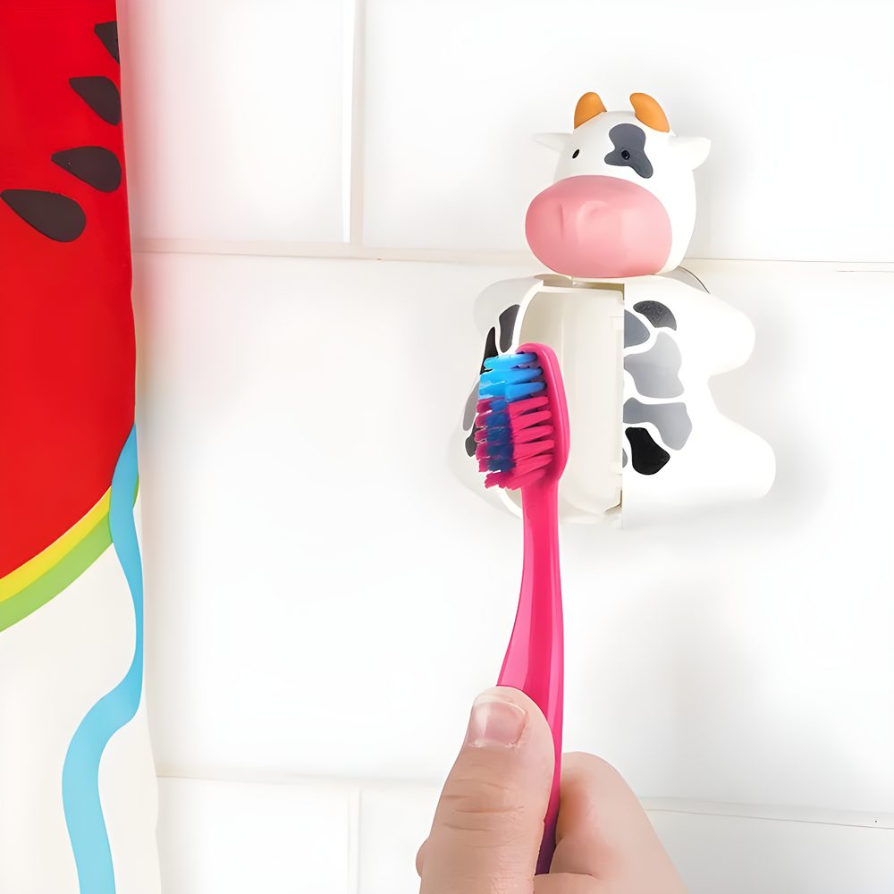 Flipper Toothbrush Cover & Toothbrush Cow