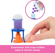 Barbie Scientist Doll with Colour-Change Beaker & Lab Table