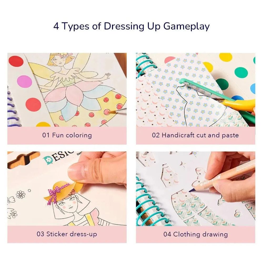 Mideer Little Designer Magic Club Arts & Crafts Book