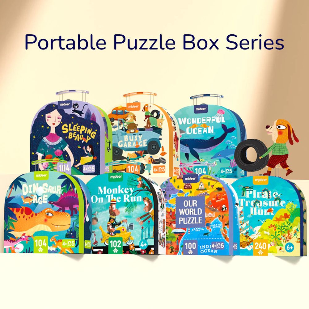 Mideer Gift Box Puzzle My Garage