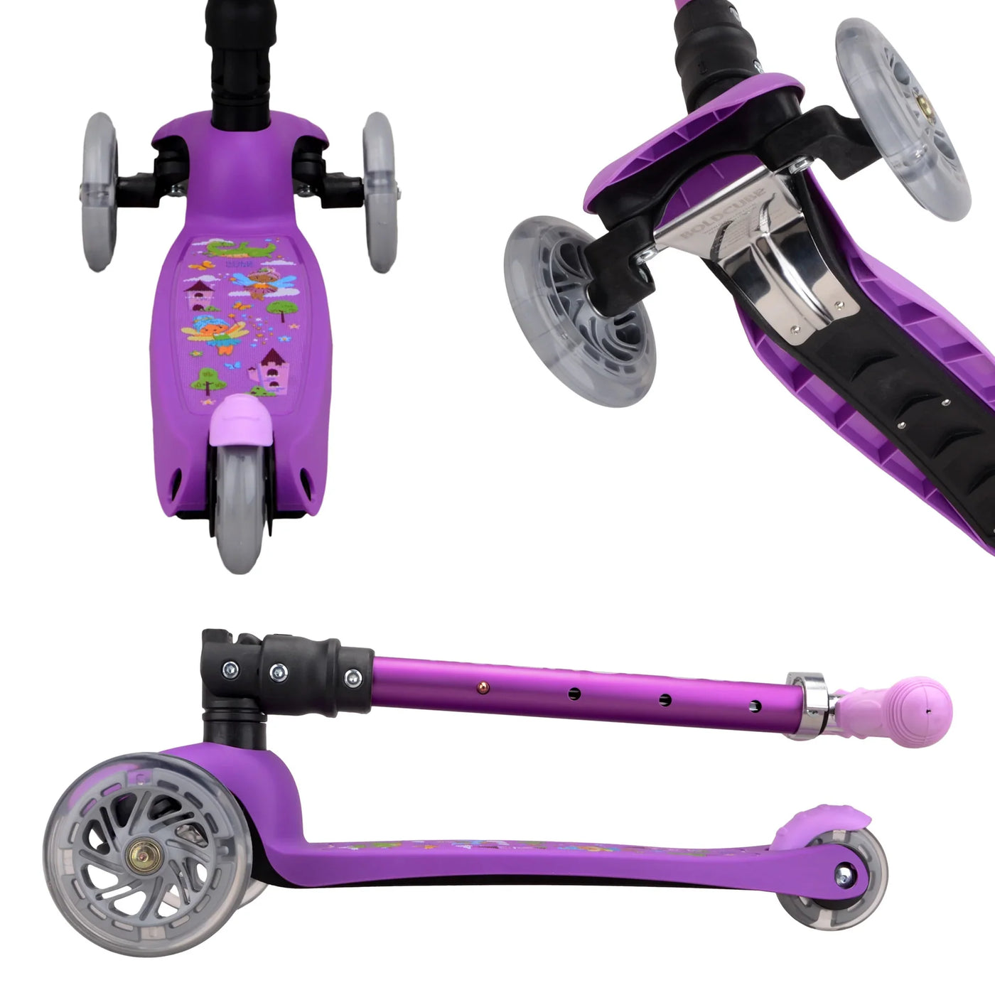 Boldcube Teeny Fold Scooter - Fairytale Lilac