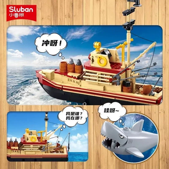 Sluban ModelBricks The Great Shark Building Set