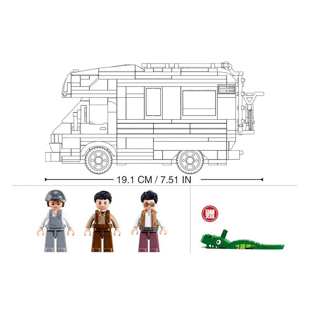 Sluban ModelBricks 1/35 TS-3 RV Building Set