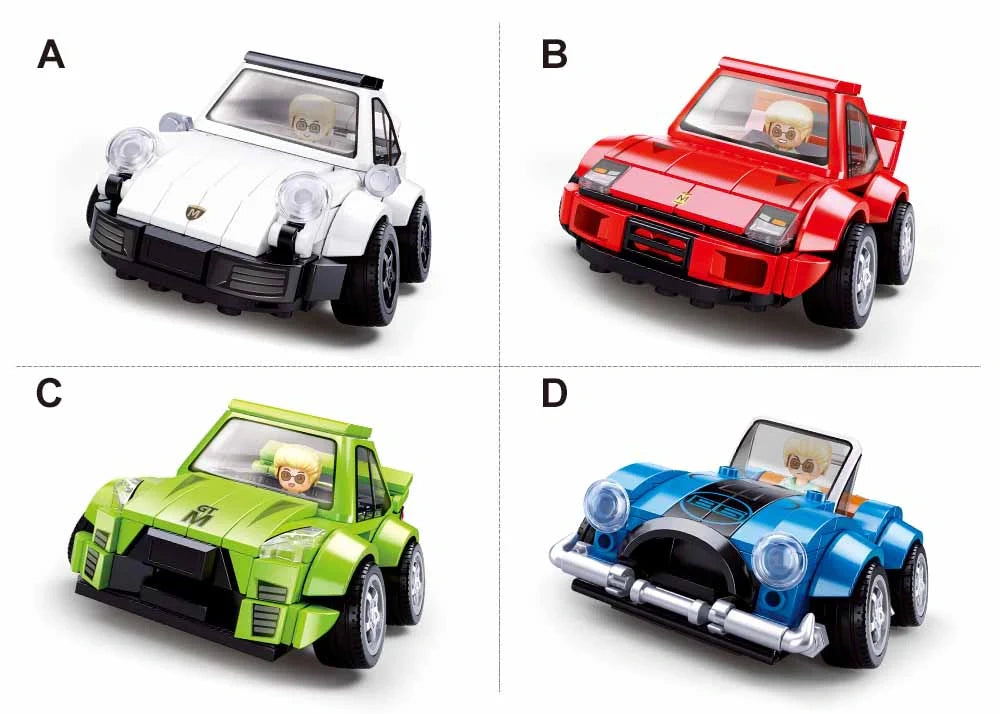 Sluban MCAR Hell Of Flush Classic Car Building Set
