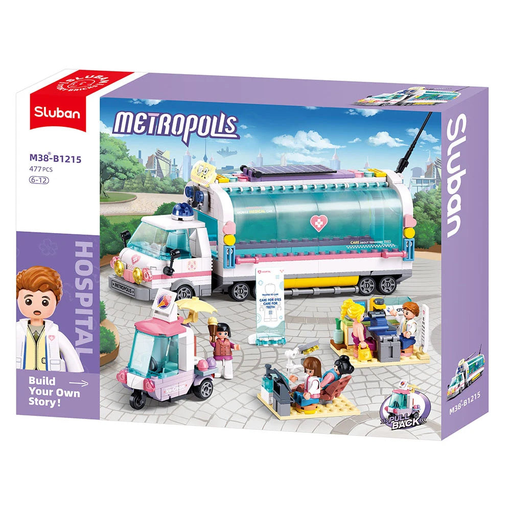 Sluban Metropolis Doctor Mobile Nursing Car