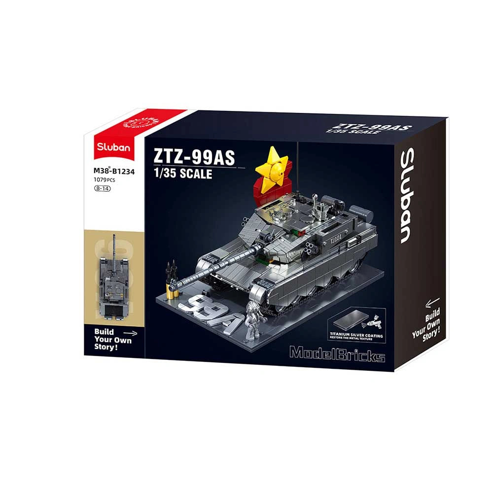 Sluban ModelBricks 1/35 ZTZ-99AS Tank