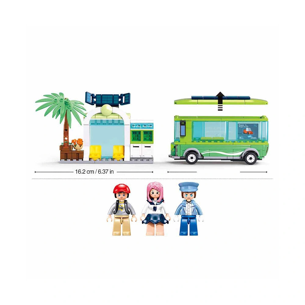 Sluban Metropolis New Energy Bus Building Set