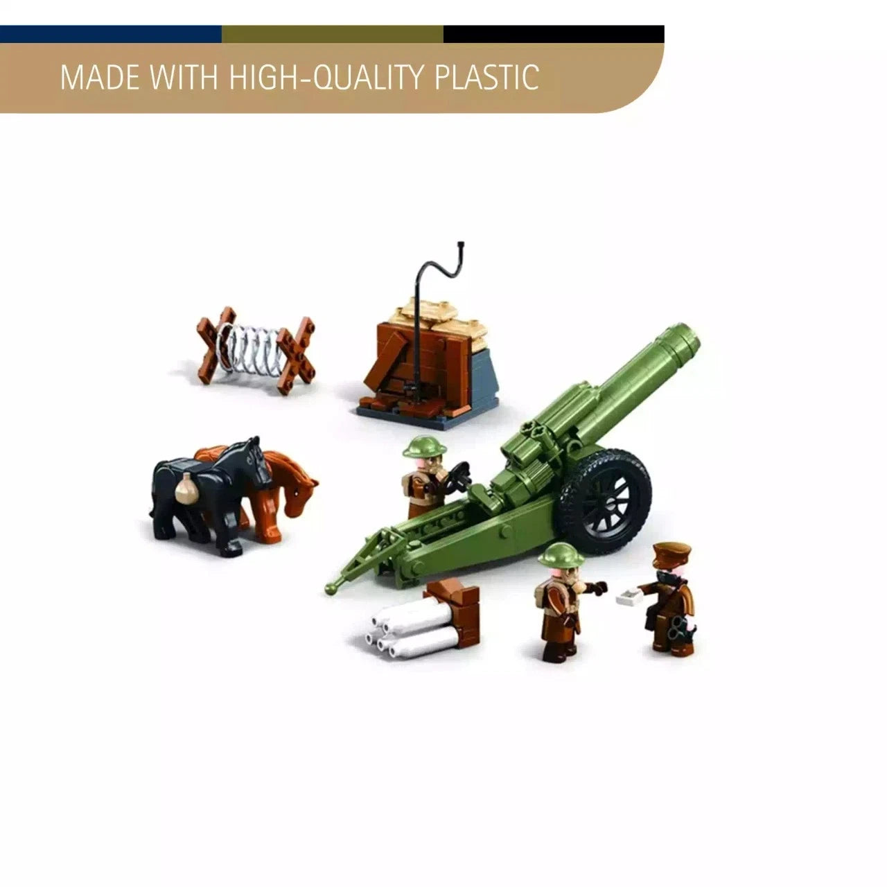 Sluban WWI-A7Vs Tank Offensive Building Model