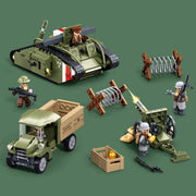 Sluban Army WWI Mark V Tank Offensive Action