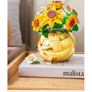 Sluban Pleyerid Sunflower Plated Vases 288pcs
