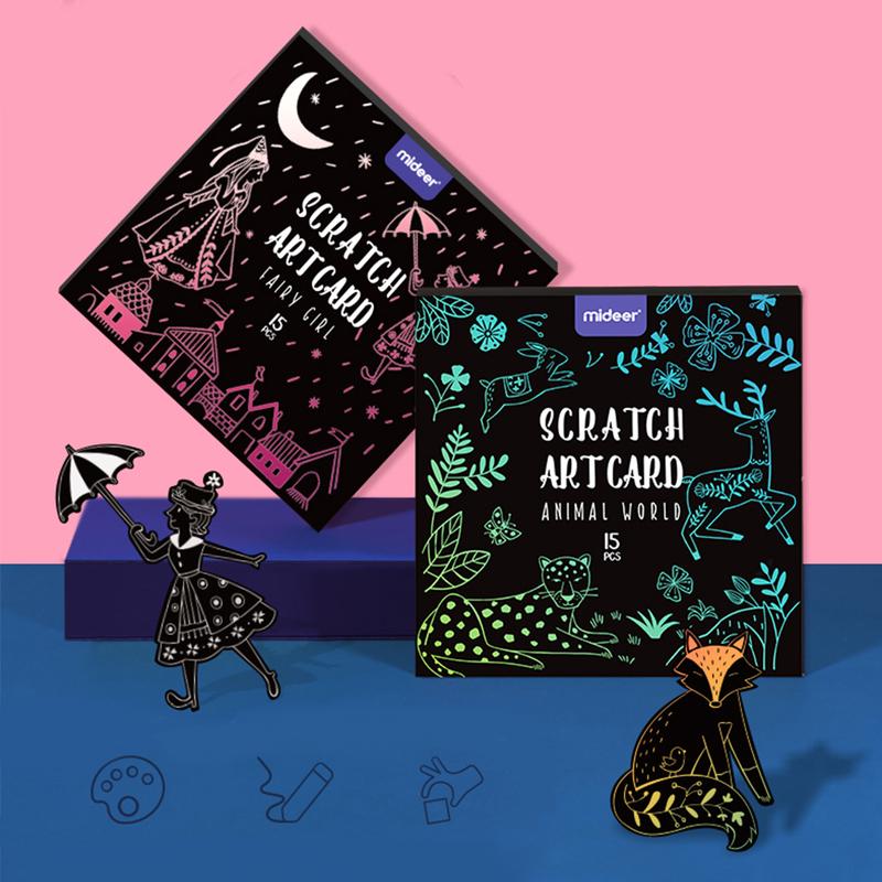 Mideer Scratch Art Cards