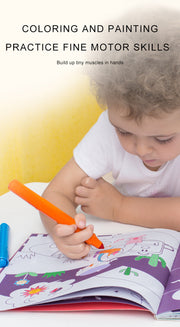 Mideer Drawing and Colouring Book: Boy