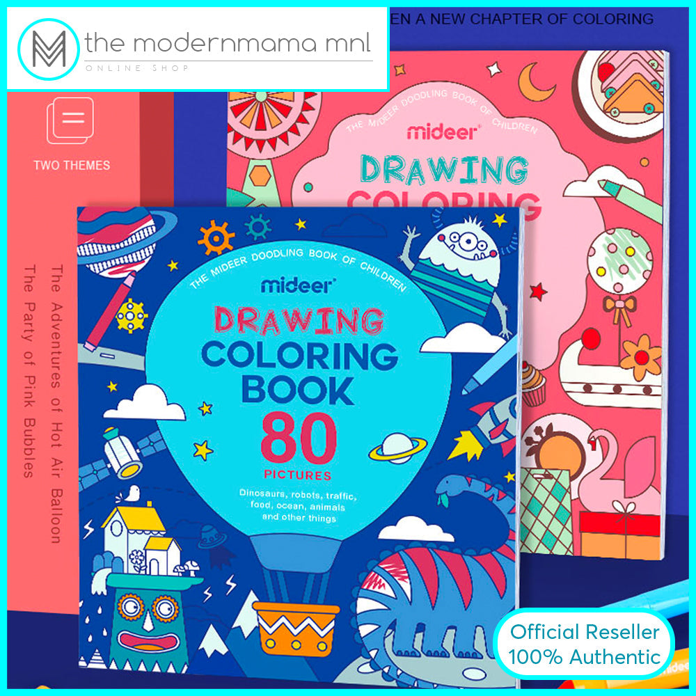 Mideer Drawing and Colouring Book: Girl