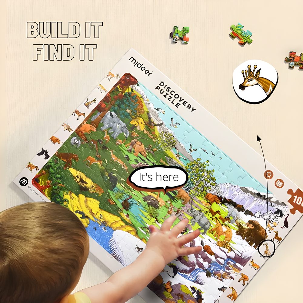 Mideer Discovery Puzzle Big World Small World