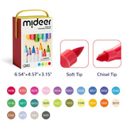 Mideer Dual Tip Marker, 24 Colours