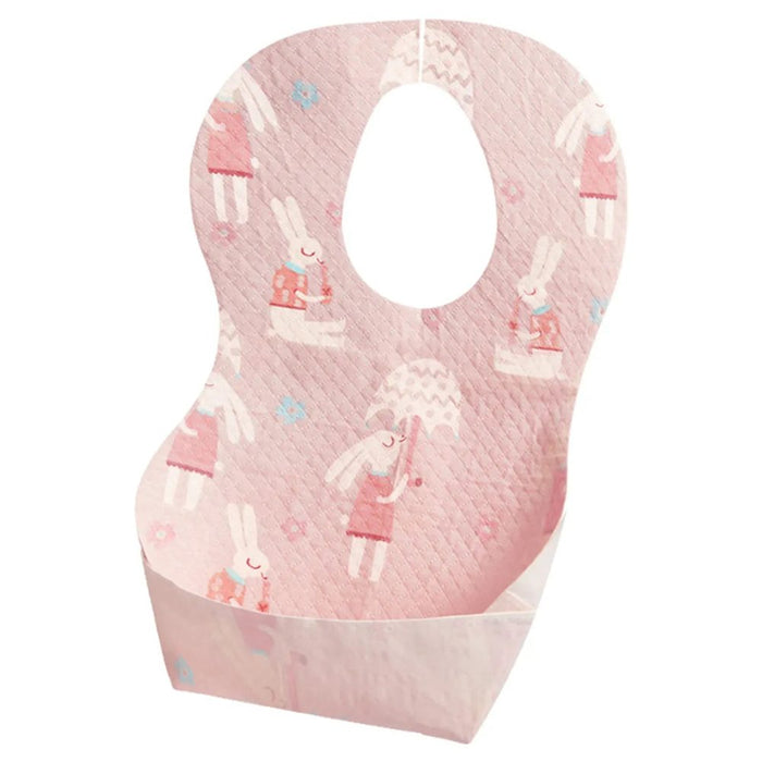 Mideer Disposable Baby Bibs Pink Bunny 20pcs