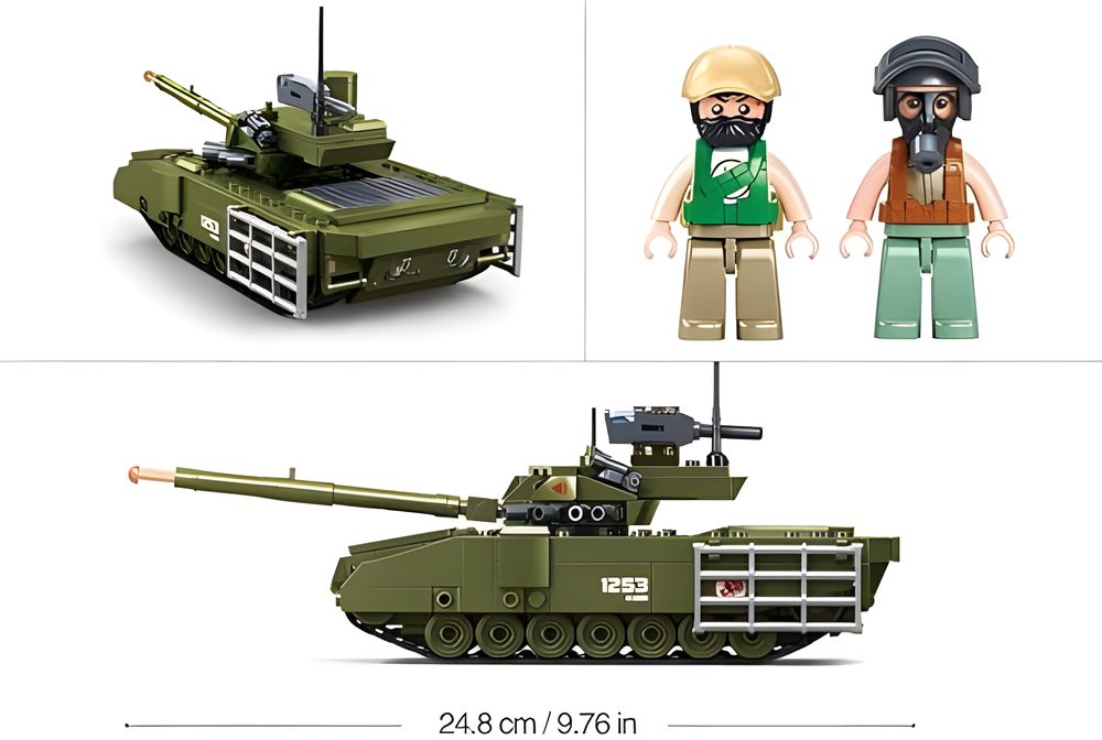 Sluban Army T14S Armata Tank Building Set