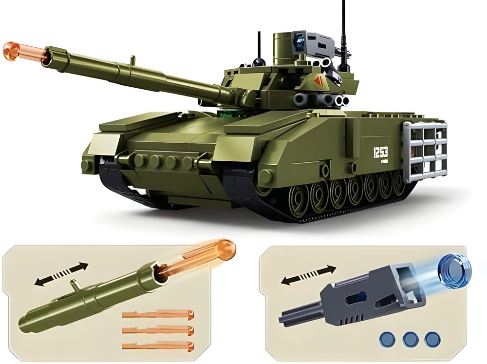 Sluban Army T14S Armata Tank Building Set