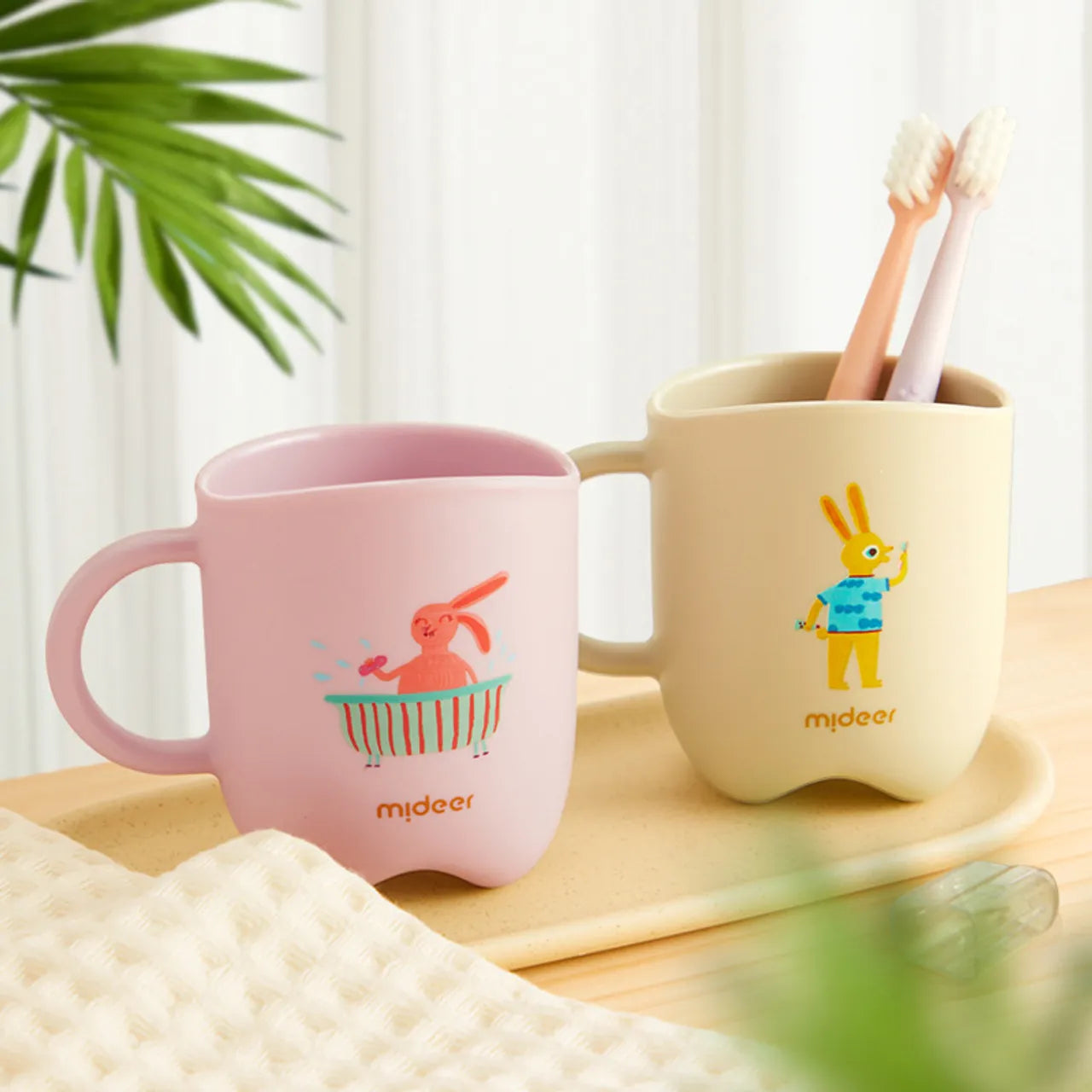 Mideer Kids Toothbrush Cup - Taro Purple - Age 2+