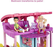 Barbie Chelsea Playhouse Doll House with Pets and Accessories
