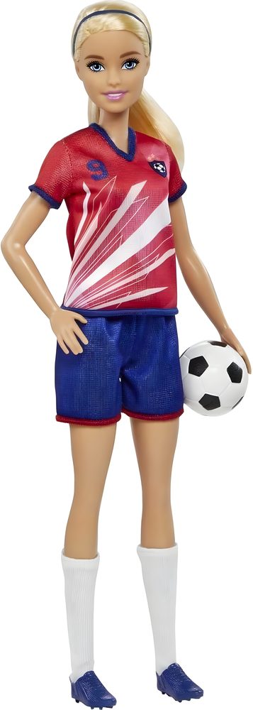 Barbie Soccer Player Doll with Ball & Uniform