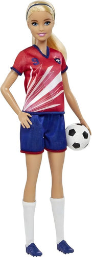 Barbie Soccer Player Doll with Ball & Uniform