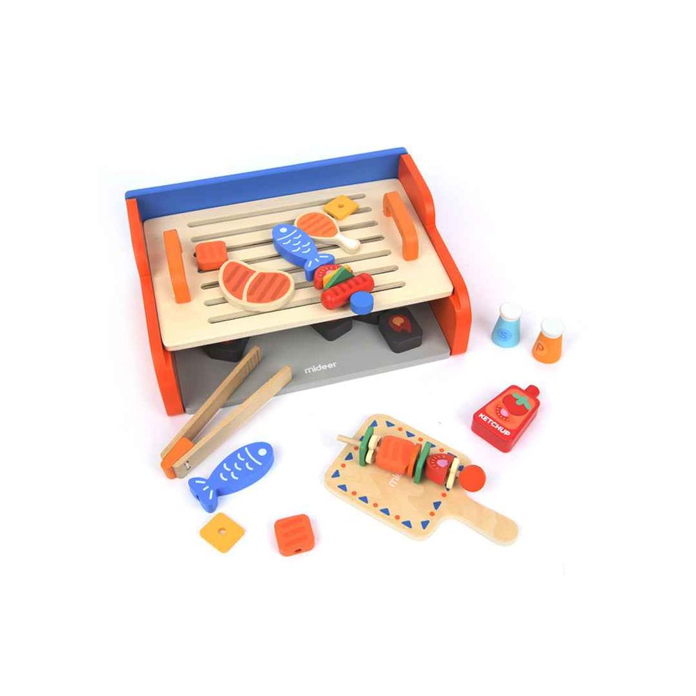 Mideer My First BBQ Set Wooden Toy