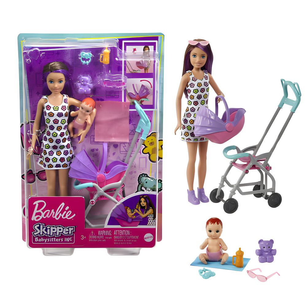 Barbie Skipper Babysitters Inc Playset with Doll and Accessories