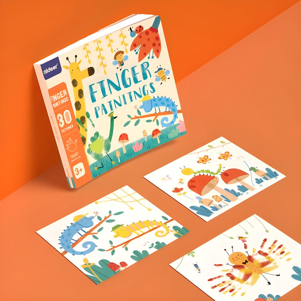 Mideer Finger Paint Art Book - Age 3+