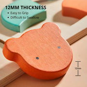 Mideer Wooden Building Blocks Rabbit Toddler Toy