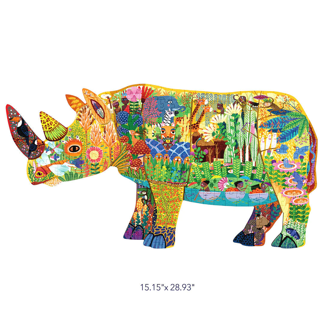 Mideer Large Animal Shaped Puzzle Dream Rhinoceros