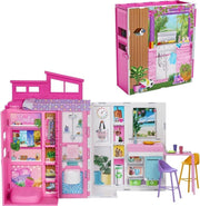 Barbie Foldable Getaway Dollhouse with Accessories