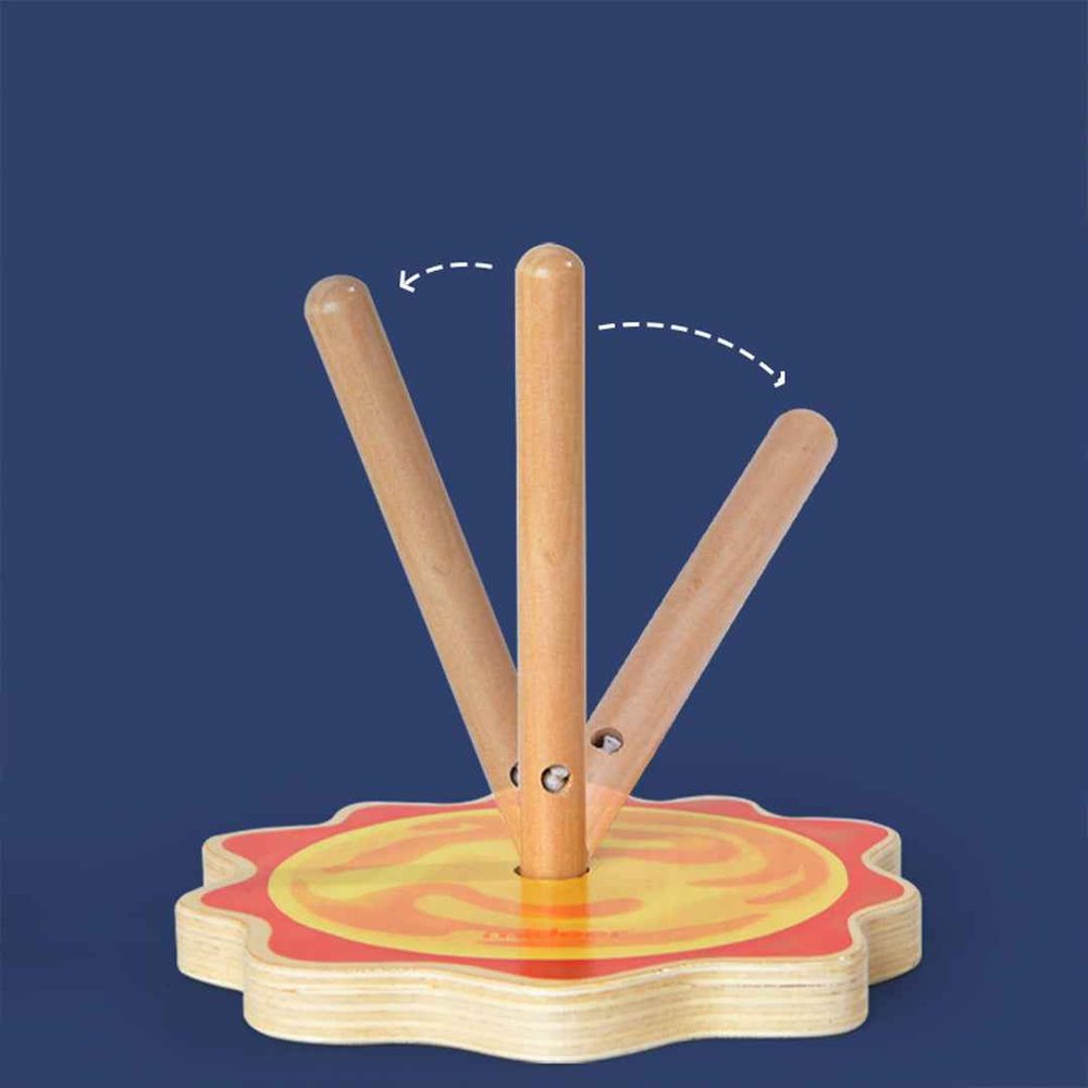 Mideer Stacking Wooden Toy Planets Age 1+