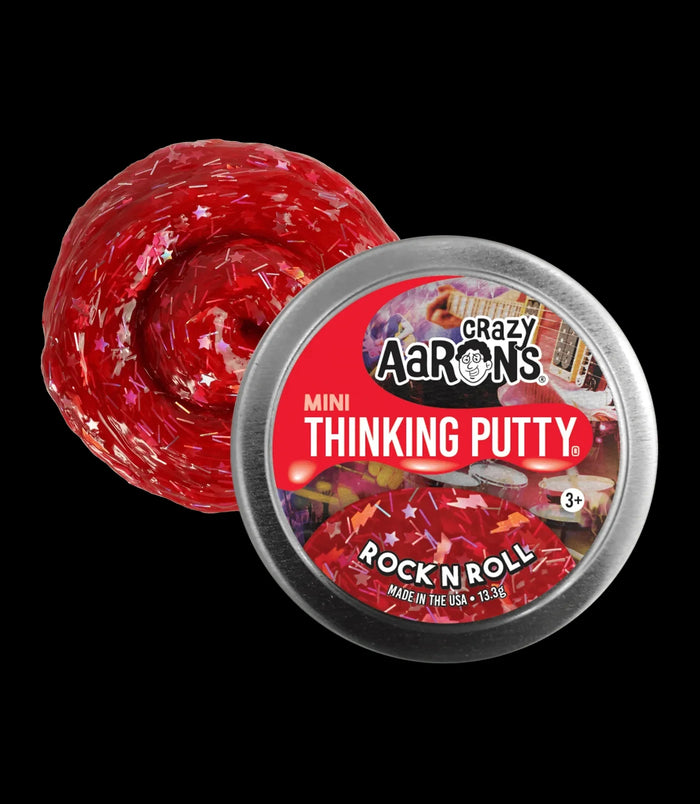 Crazy Aaron Mini Rock n' Roll Thinking Putty Tin