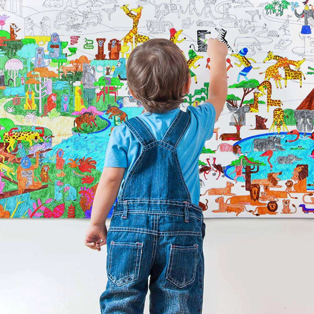 Mideer World Traveler Coloring Poster Asia